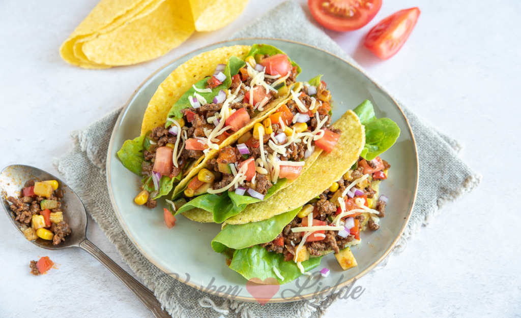 Mexicaanse taco's met gehakt en groenten