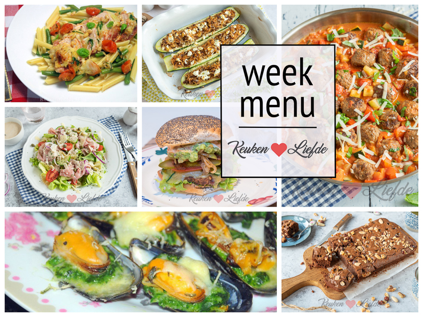 Weekmenu 35-2021 Weekmenu 35-2021