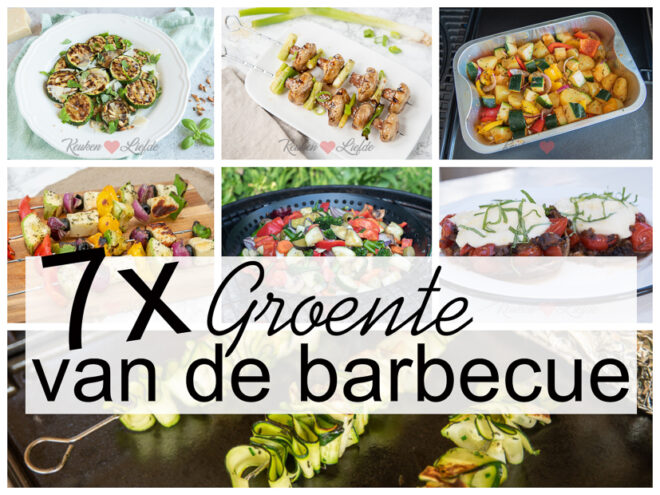 7x groente van de barbecue