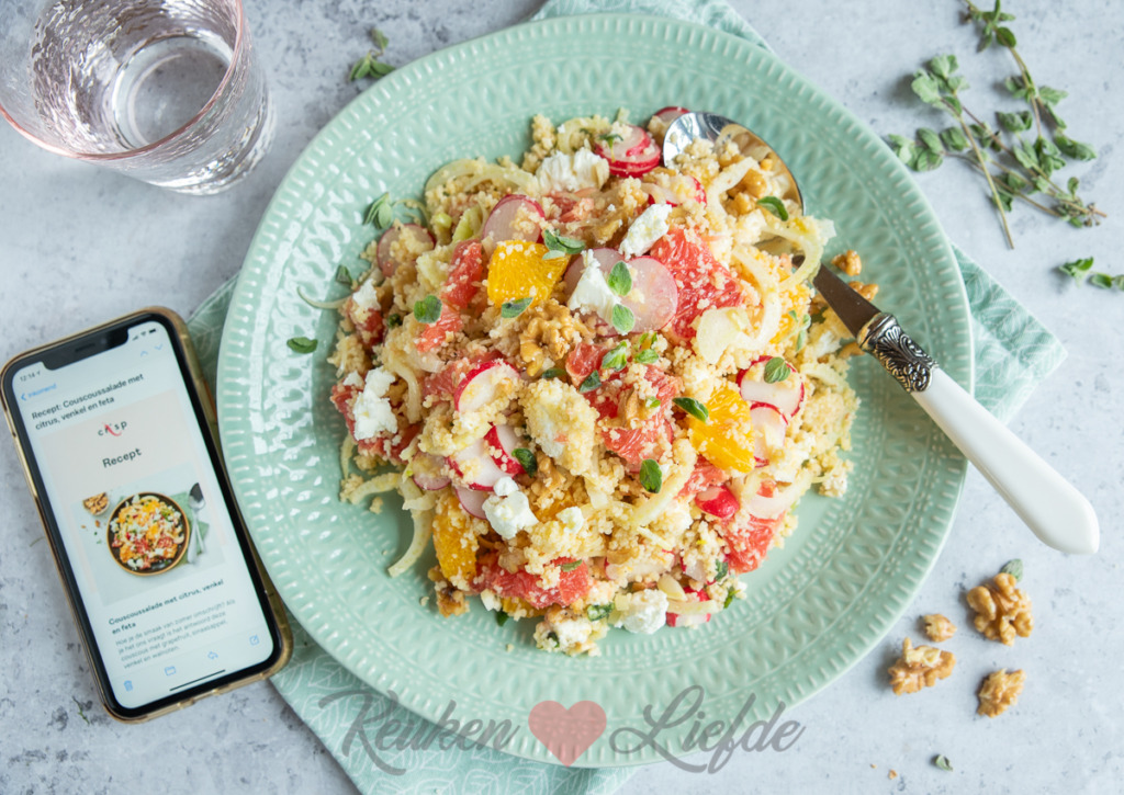 Couscous met citrus, venkel en feta (van Crisp)