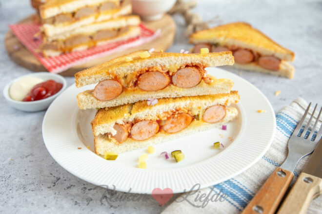 Knakworst tosti
