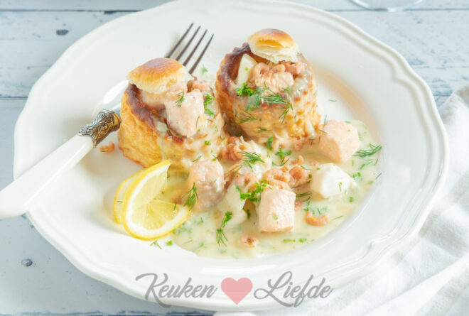 Pasteitje met visragout