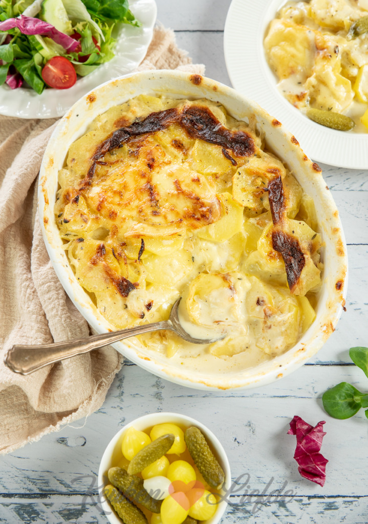 Aardappelgratin met raclettekaas Aardappelgratin met raclettekaas