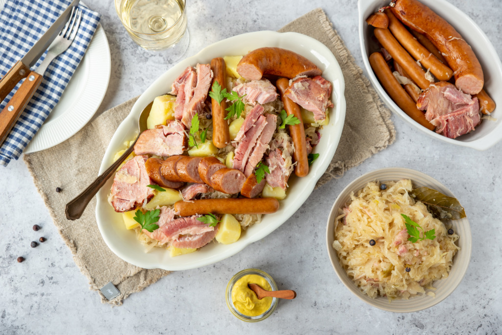 Franse zuurkoolschotel