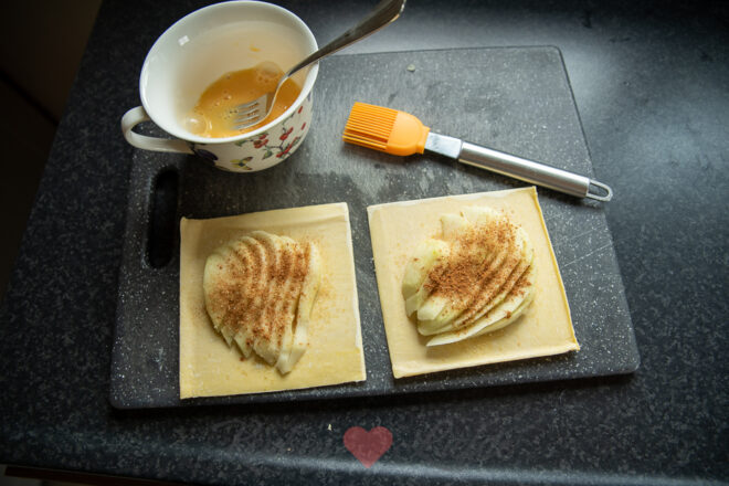Taartjes beleggen