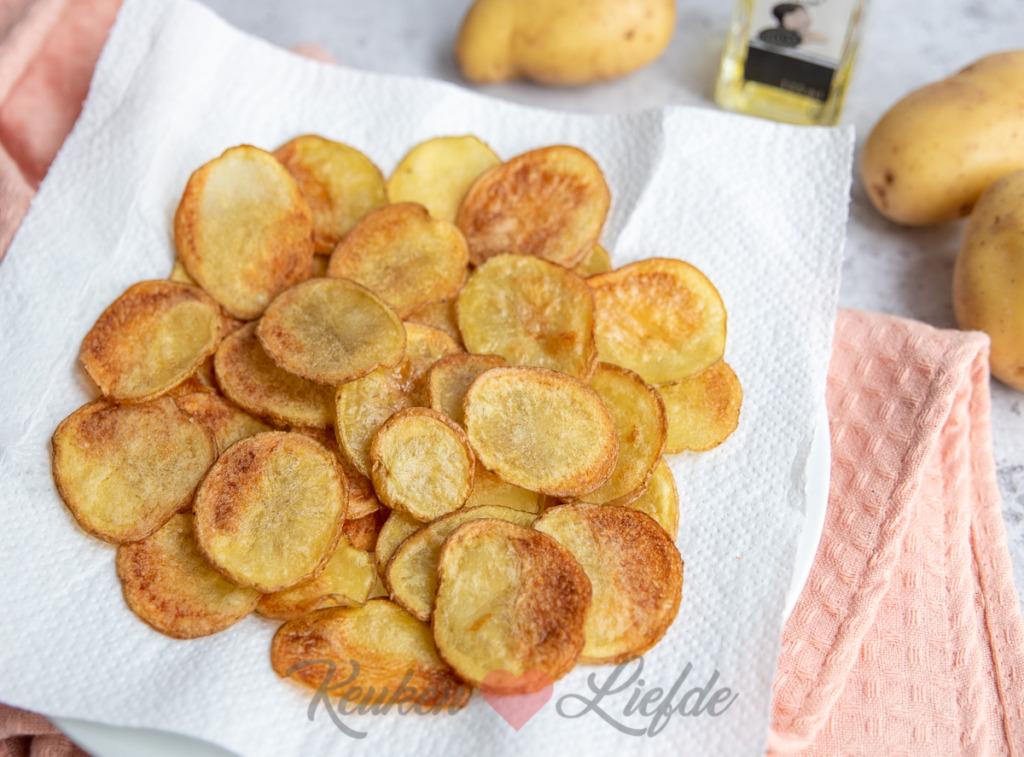 Zelfgemaakte truffelchips