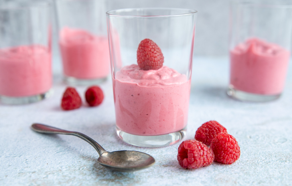 Frambozenmousse (basisrecept)