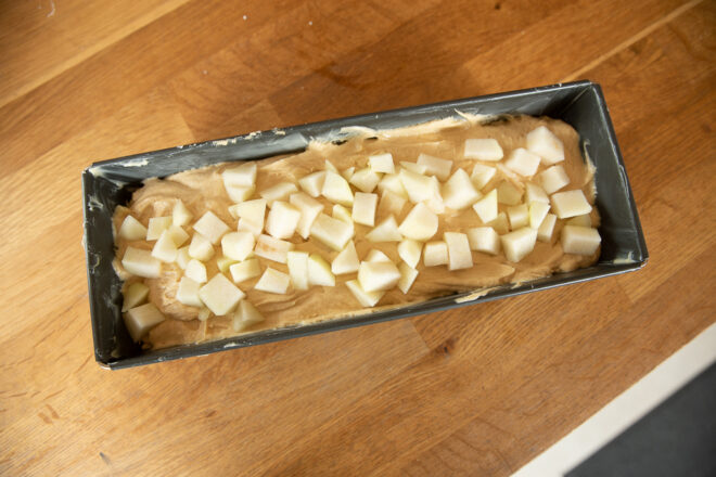Bak in de oven