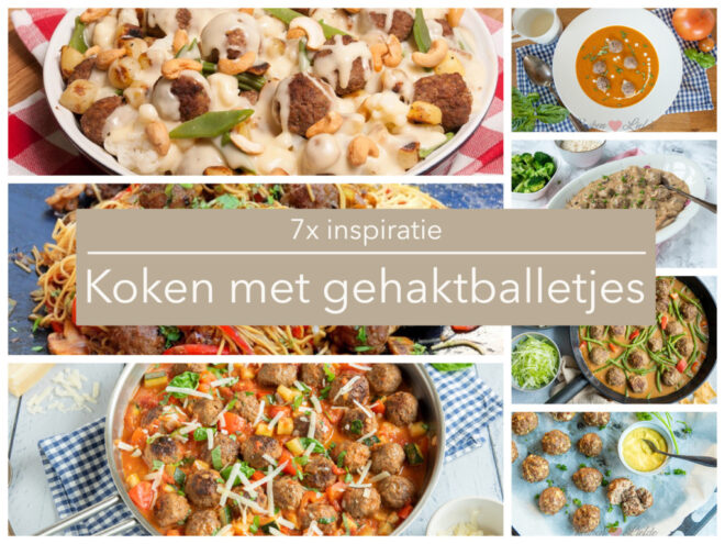 7x koken met gehaktballetjes