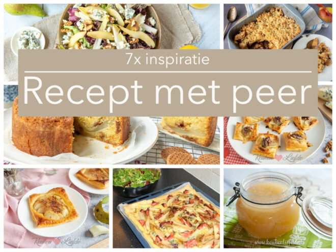 7x recept met peer