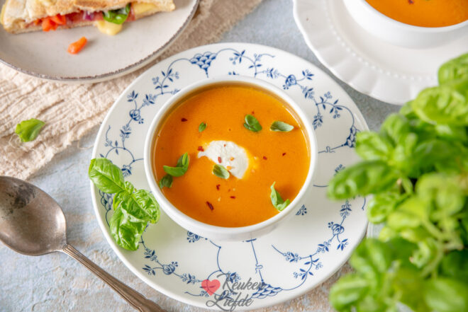 Verse tomatensoep met mascarpone