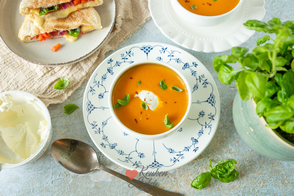 Verse tomatensoep met mascarpone