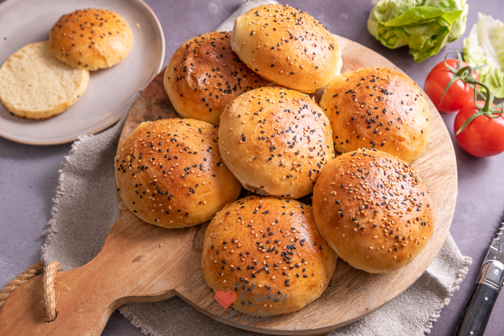 Brioche hamburgerbroodjes