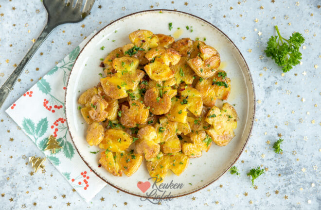 Smashed potatoes