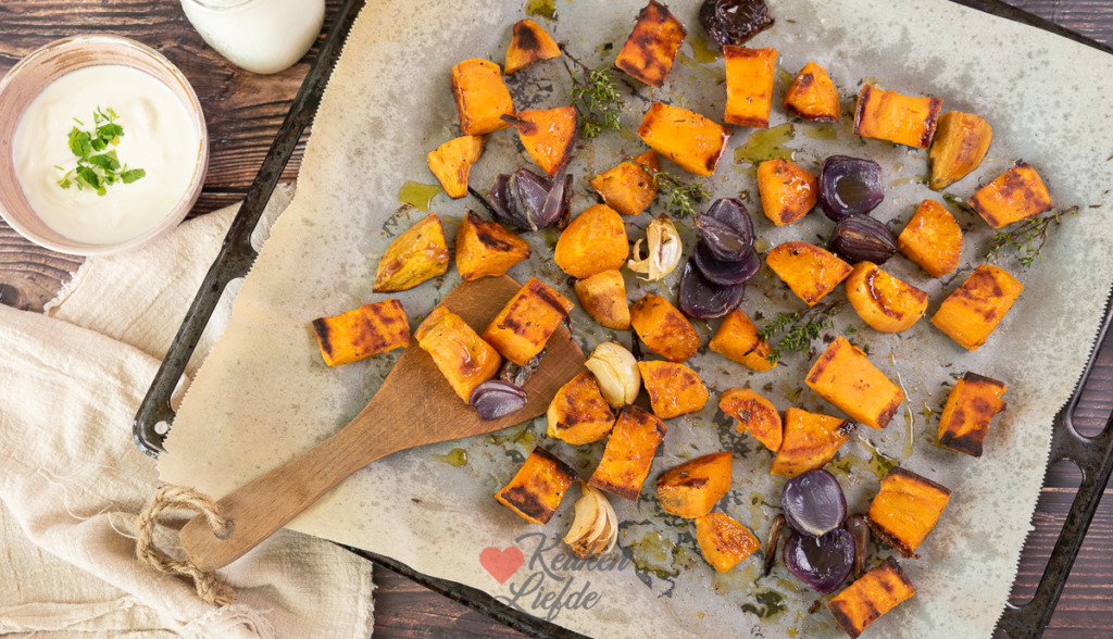 Zoete aardappel uit de oven Zoete aardappel uit de oven