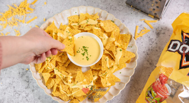 Nacho’s met kaassaus