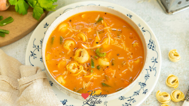 Minestrone soep met pasta