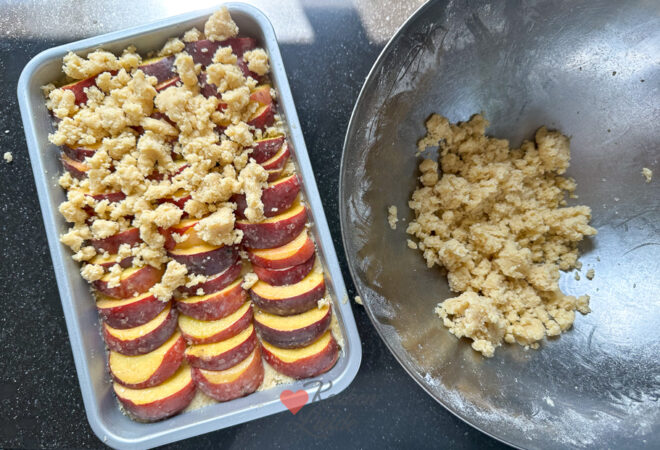 Kruimels erop