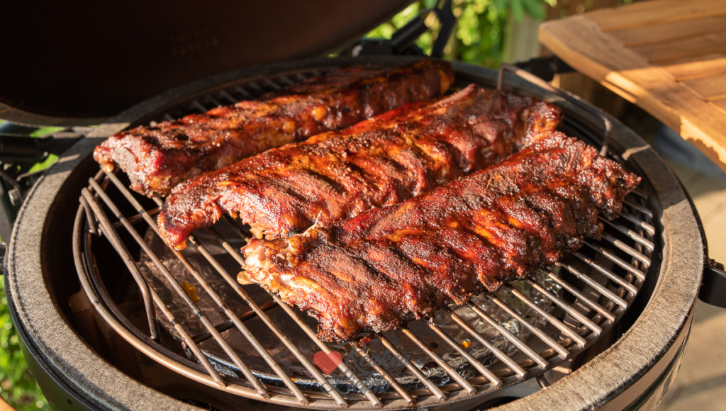 Spareribs (van de Big Green Egg)