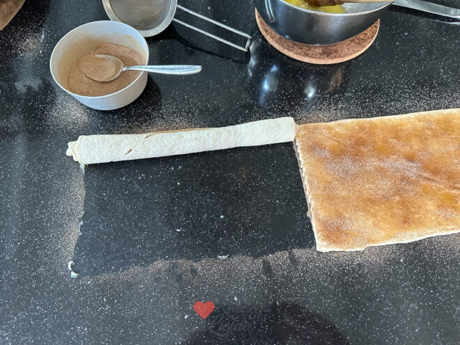 Cruffins met kaneelsuiker