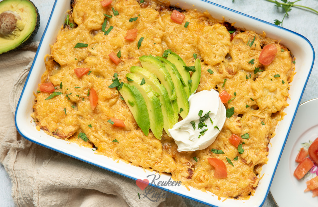 Mexicaanse ovenschotel met gehakt