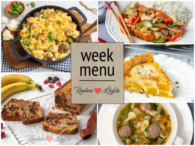Weekmenu 1 2024