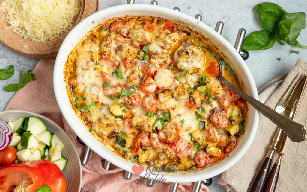 Slanke Italiaanse kipschotel