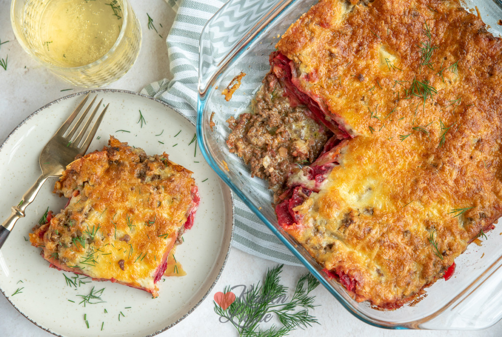 Bietenlasagne met gehakt
