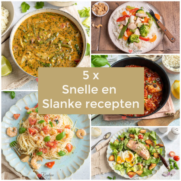 5 x snelle en slanke recepten