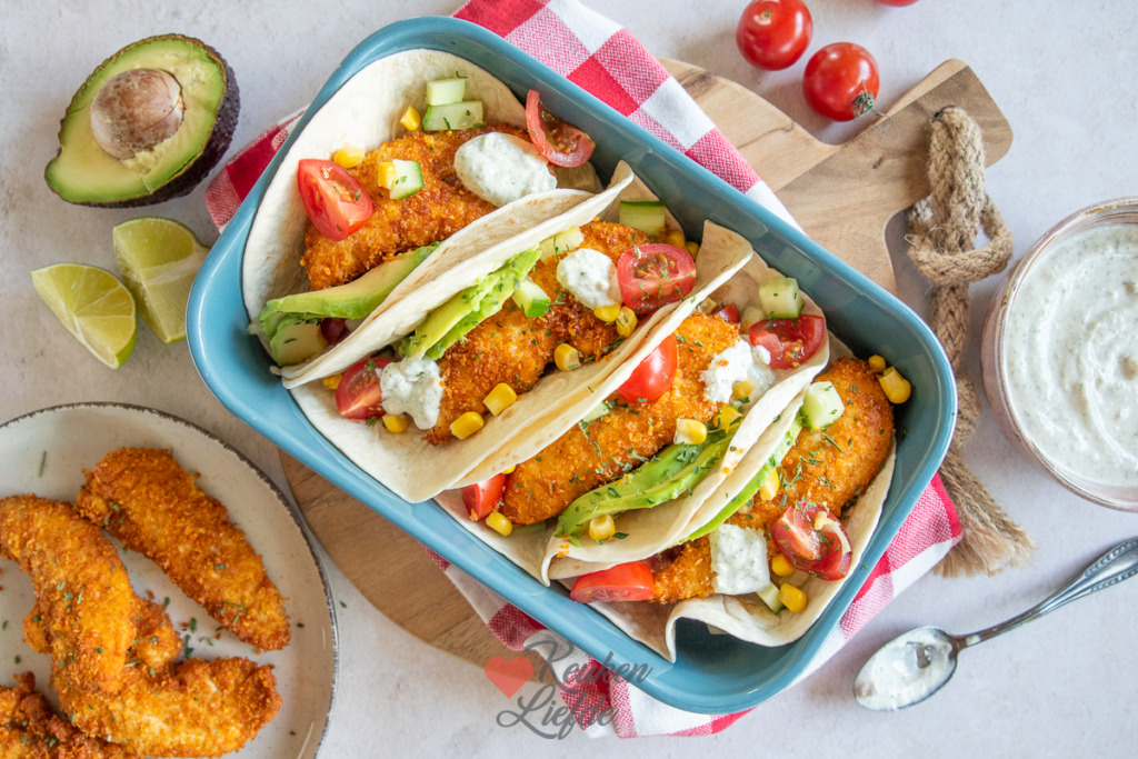 Wraps met krokante kip