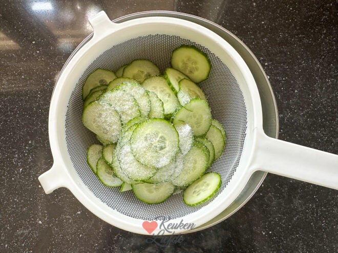 Vocht laten trekken