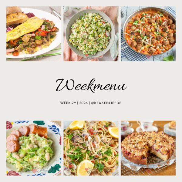 Weekmenu 29 2024