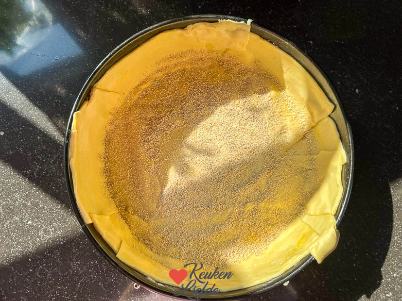 Hartige taart met gehakt