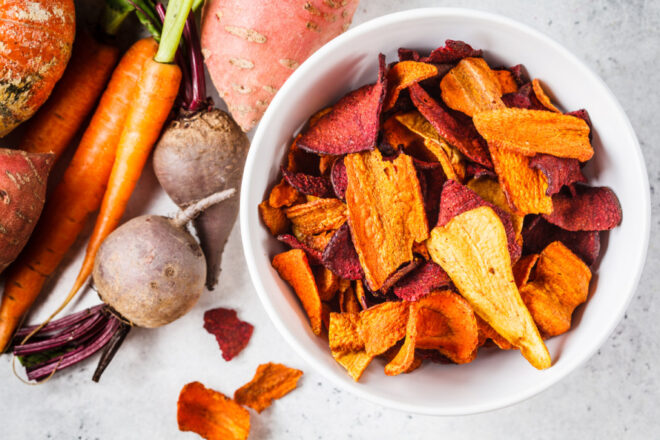 Is groentechips gezonder dan gewone chips?