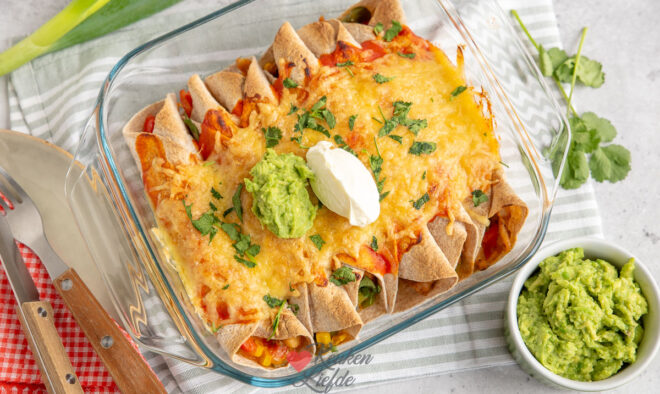 Mexicaanse wraps met kip