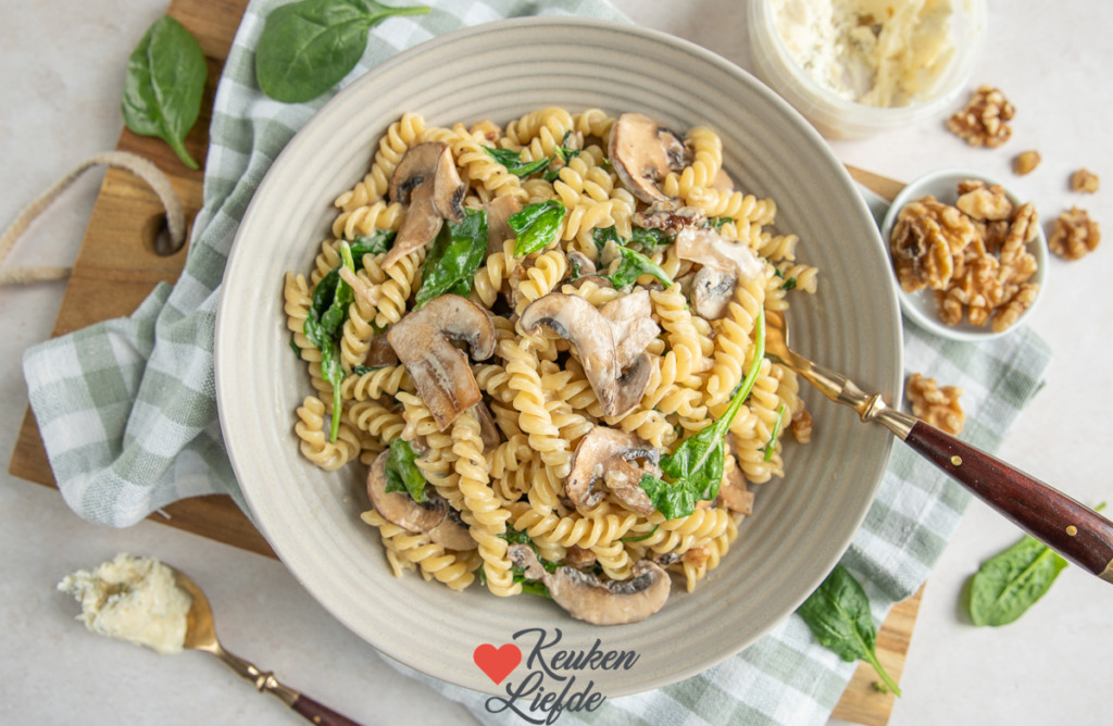 Romige pasta met gorgonzola