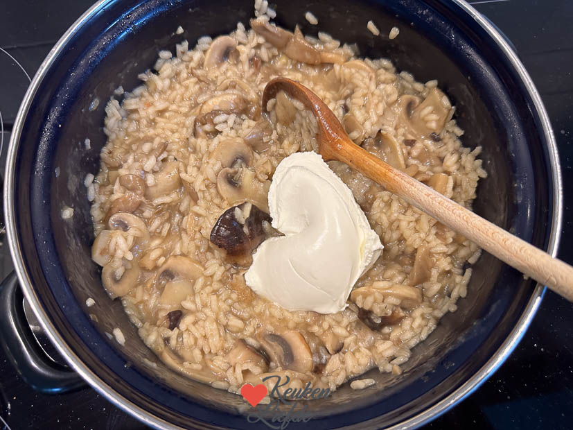 Paddenstoelen risotto