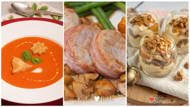 3x feestelijk kerstmenu