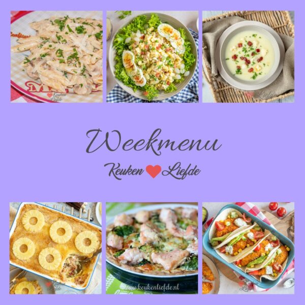 Weekmenu 1 2025