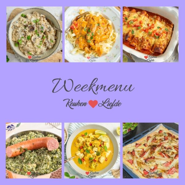 Weekmenu 6 2025
