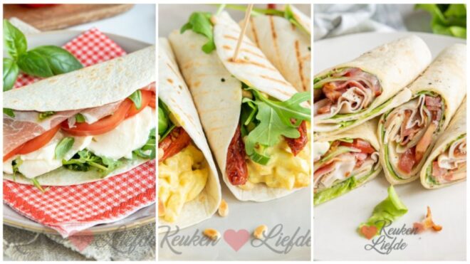 6 x lunch wrap