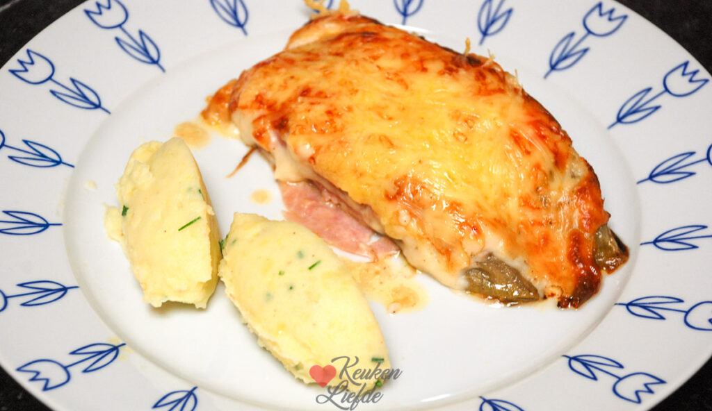 Witlof met ham en kaas uit de oven