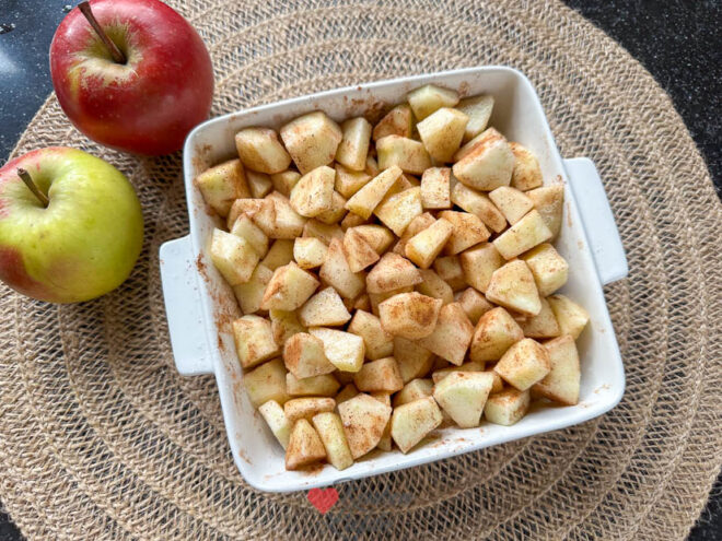 Maak de appelvulling