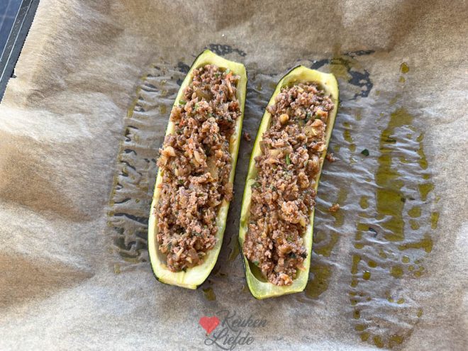 Courgettes vullen