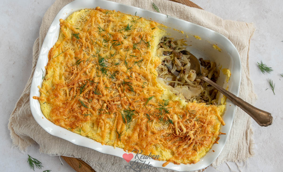 Spitskool ovenschotel