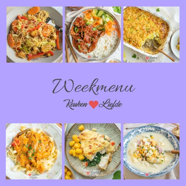 Weekmenu 22 2025