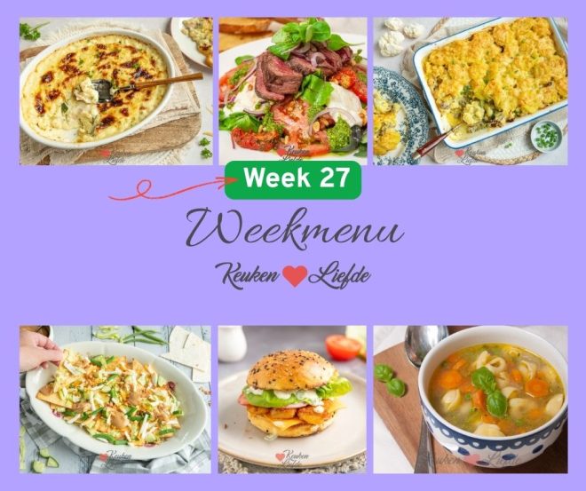 Weekmenu 27 2025
