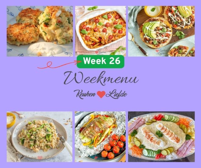 Weekmenu 26 2025