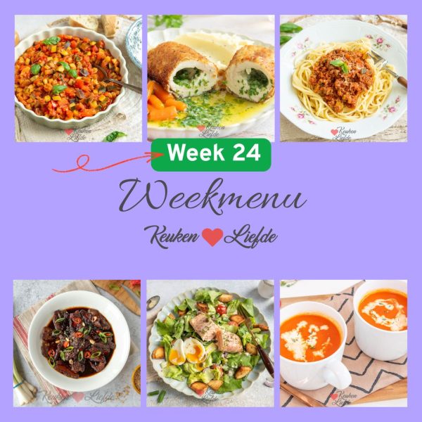 Weekmenu 24 2025