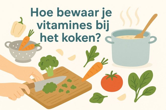 Hoe bewaar je vitamines bij het koken?
